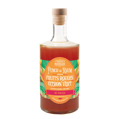 Punch Met Rum Rode Bessen...