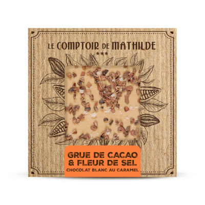 Tablette Grué & fleur de sel - Chocolat blond