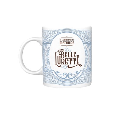 Taza Árabe Azul
