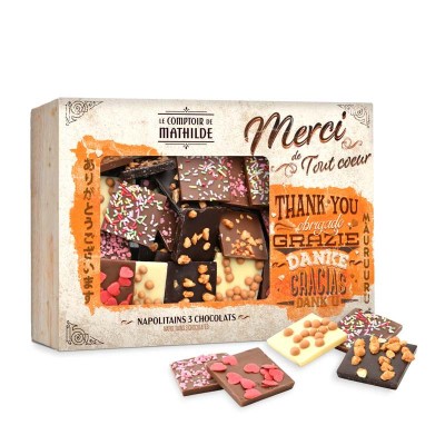 Coffret Napolitains Merci -...