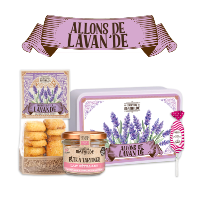 Boite Biscuit Lavande...