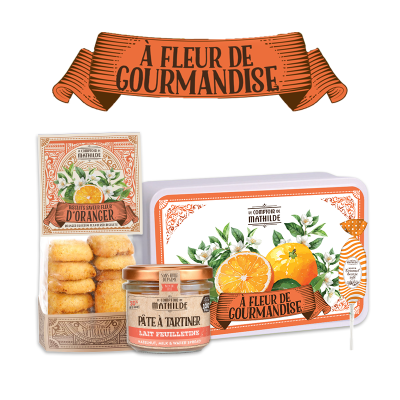 Schachtel Keks Orangeblüte...