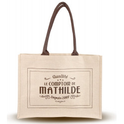 Sac shopping jute coton