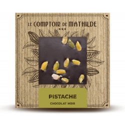 Tablette Pistache - Chocolat noir