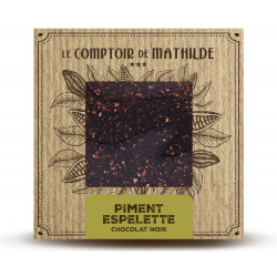 Tablette Piment d’Espelette - Chocolat noir