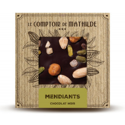 Tablette Mendiants - Chocolat noir