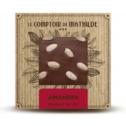 Tablette Amandes - Chocolat lait
