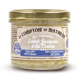 Saint Jacques à la Crème tartinable de la mer 100g