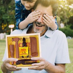 Coffret Boîte à outils - Chocolats noir et lait
