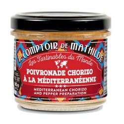 Poivronade Chorizo à la méditerranéenne poivron tartinable 90g