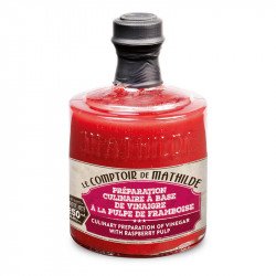 Préparation culinaire à base de Vinaigre à la Pulpe de Framboise - 25 cl