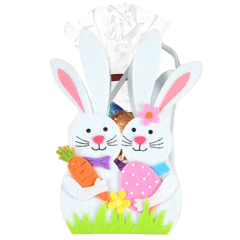48 Uova Di Pasqua In Plastica 8x6 Cm Colori Assortiti - Con 1 Borsa In Tessuto Non Tessuto Per Caccia Al Tesoro E Regali Bimbi - 3