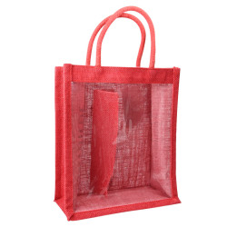 Bolsa arpillera Rojo