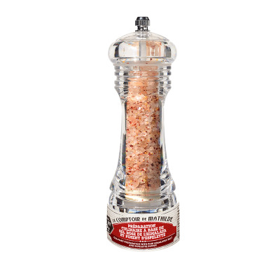 Sel rose de l'Himalaya piment d'Espelette mini moulin 50g
