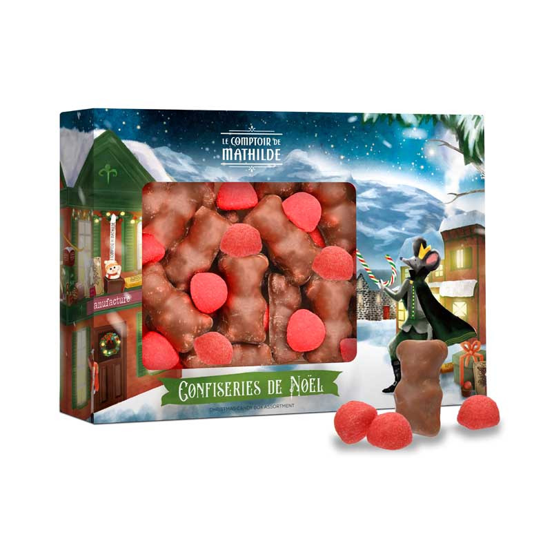 Coffret de Noël Alimentaire Rouge - FDS Promotions