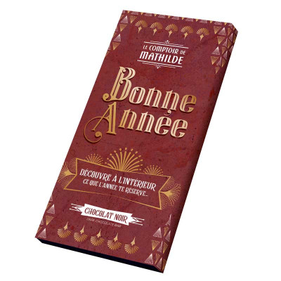 Tablette de chocolat 80g classique ET personnalisée - CHOCOLAT D'EVENEMENT