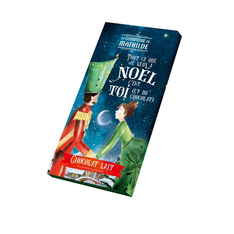 Tablette de chocolat façon Mendiants - Spécial Noël - The Greenquest