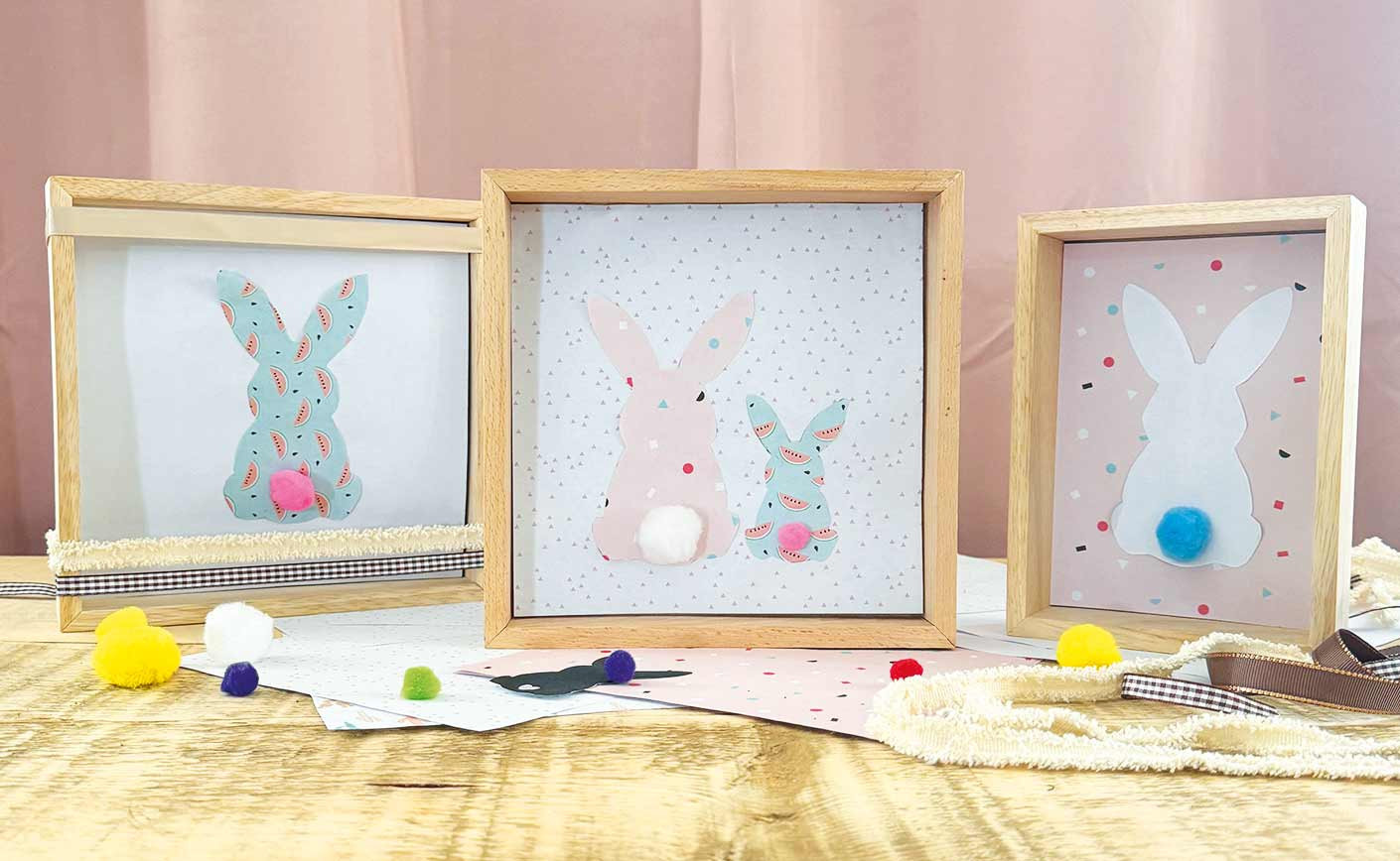 DIY Easter Bunny Frame