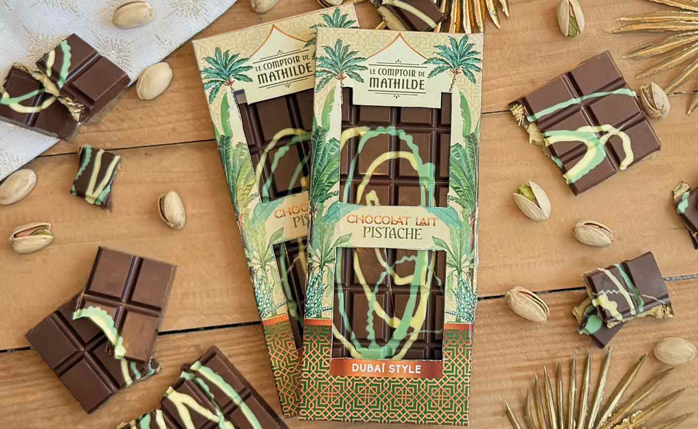Le chocolat Dubaï Style s’invite au Comptoir de Mathilde
